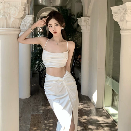 Сексуальный летний комплект, юбка