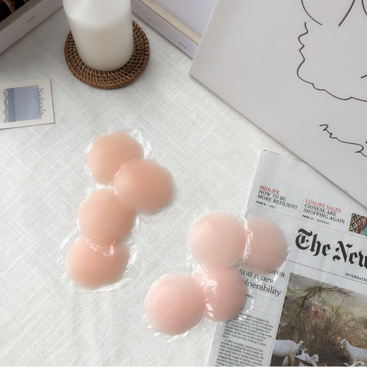 Tái sử dụng chống va chạm núm vú dính ngực siêu mỏng thoáng khí silicone bơi núm vú vô hình các mẫu dán ngực đẹp