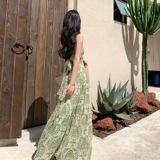 Длинная юбка, приталенный атмосферный корсет, французский стиль, А-силуэт, эффект подтяжки, изысканный стиль