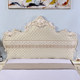 European-Style Custom-Made Semi-Circular Irregular-Shaped Old-Fashioned Solid Wood Fabric Pure Color Soft-Cover Elastic Dustproof Bed Headboard Cover