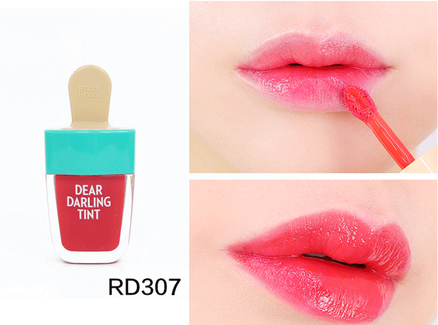 Hàn Quốc Etude House thân yêu kem kem popsicle kem kem môi son bóng son bóng - Son bóng / Liquid Rouge 	son bóng glasting water gloss	