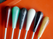 Concert conductor imitation emerald agate baton 