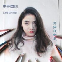 Hand-painted New send friends color lead star portrait portrait portrait portrait cartoon landscape painting pet painting sketch customization