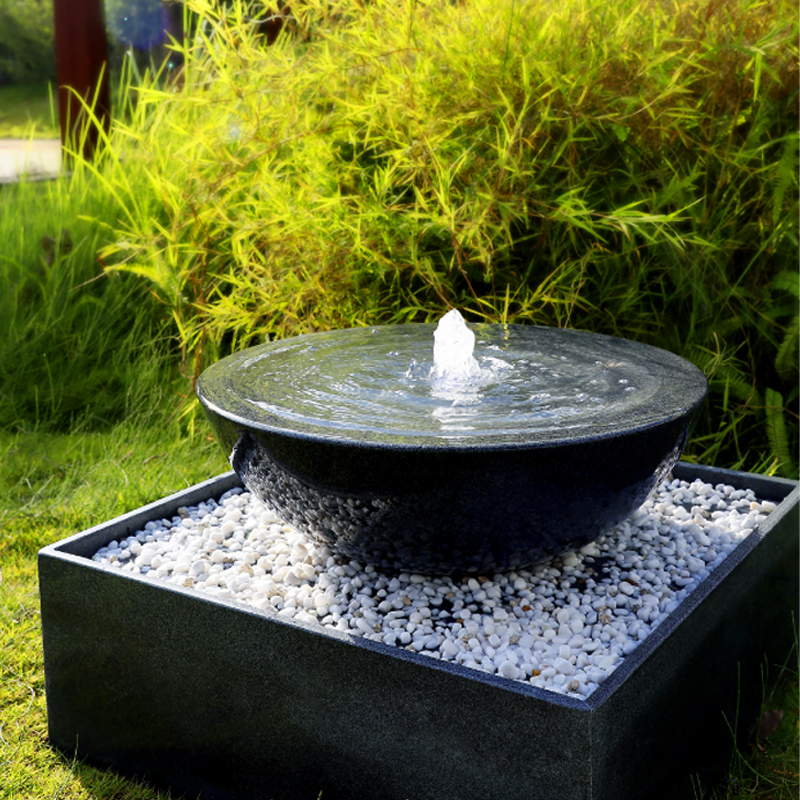 Granite Polyppot Basin Water View Fountain Water Swing Piece Water System Garden Courtyard Villa balcony Living room foyer to make a fortune