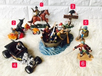 Foreign Trade Export Halloween Devil Skull Skull Pirate Ship Rider Mammoto Four-wheel Drive Road Signs Pendulum