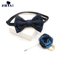 Childrens bow pocket square suit tide boy boy birthday party one year old Korean version dress bow tie stage collar flower