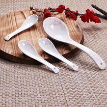 Tangshan Longchang Bone China Happy Flower Bone China Chinese Small Spoon Small Margo Big Soup