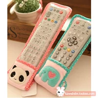 Carbazole wow panda voi phim hoạt hình vải tay áo bộ từ xa của điều hòa không khí truyền hình từ xa từ xa bảo vệ tay áo che bụi - Bảo vệ bụi trùm máy giặt cửa ngang