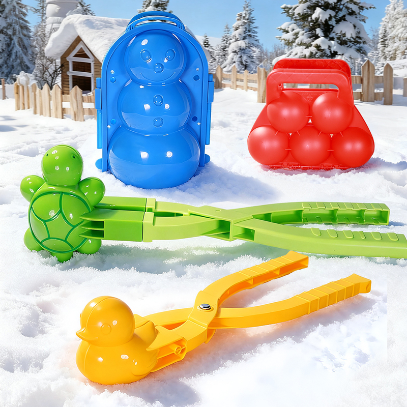 Children's Snowball Maker Toy Outdoor Snowball-Making Tool for Boys and Girls Winter Snow Play Tool Snow Shovel Snowball Fight