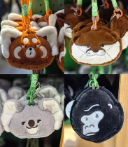 (New) Nanjing Hongshan Zoo Coin Purse Red Panda Koala Otter Orangutan