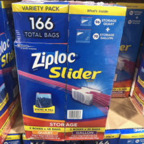 Imported Ziploc Miola Nora chain refreshing bag x166 food closure clip chain bag Costco Domestic