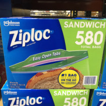 Imported Ziploc Mi Pao Refreshing bag x580 Sealable Food Food Clip Chain Bag Costco Domestic