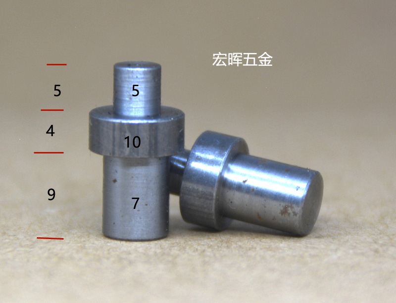 Iron cylindrical pin shaft cylindrical iron column round iron column positioning pin steps positioning pin hardware iron cylindrical