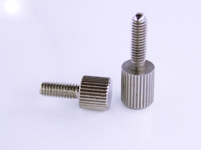 Hand screwed screw Step adjustment screw straight line M4*10 16 furniture screw step screw high head screw