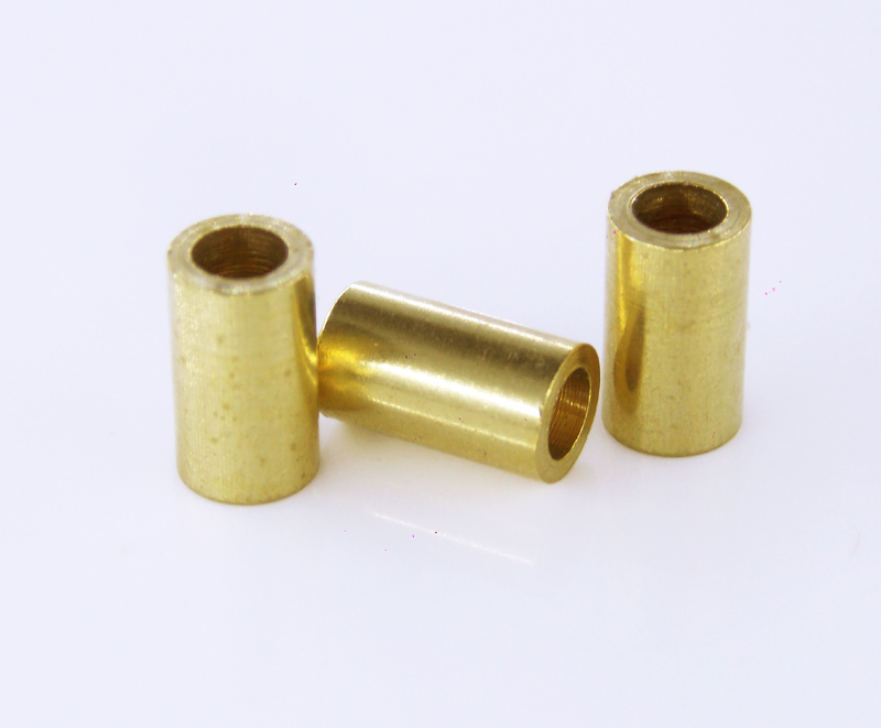 Copper - covered cylindrical copper column 3 * 6 copper cylinder copper column double pass smooth and toothless hollow column copper cover