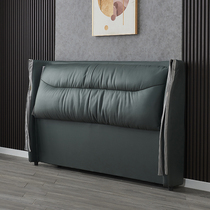 The new technology of wood near Nordic headboard modern minimalist bed backrest light luxury upholstered 1 8 meters chuang ping