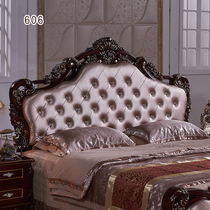 European bed French wedding bed soft bag bedside backrest double bed head princess bed head painted single headboard