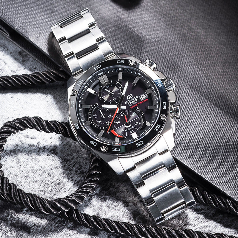 CASIO 卡西欧Edifice EFS-S500 男士太阳能腕表多少钱-什么值得买