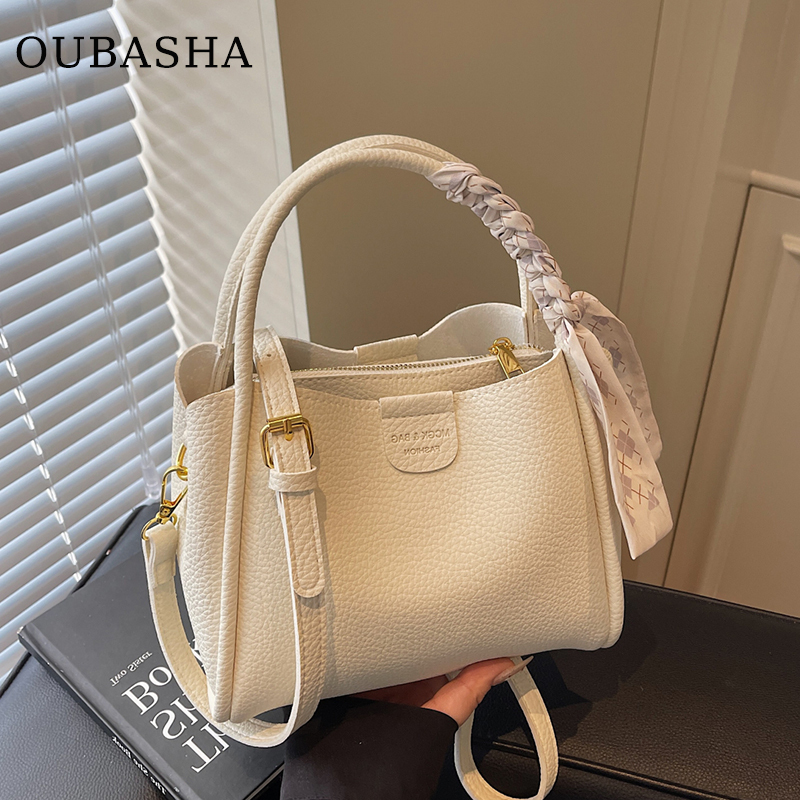 High-End Textured Summer Bag for Women 2026 New Model Light Luxury Niche Handbag Versatile Commuter Crossbody Bucket Bag