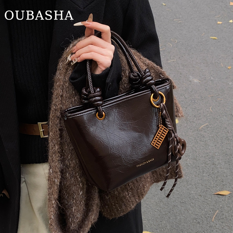 Высококачественная маленькая сумка sense of super fire, женская новинка 2025 года, осенне-зимняя портативная взрывоопасная сумка-ведро, легкая роскошная нишевая сумка-мессенджер