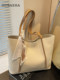 Light Luxury Niche Large-Capacity Bag for Women 2026 New High-End Fashion Shoulder Bag Super Popular Commuter Tote Bag