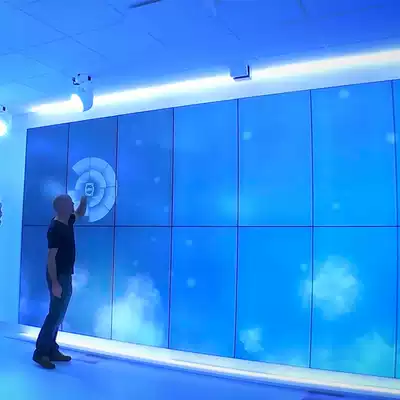 Event scene AR large-screen somatosensory interactive experience Interactive dance wall LED touch touch screen large-screen interaction