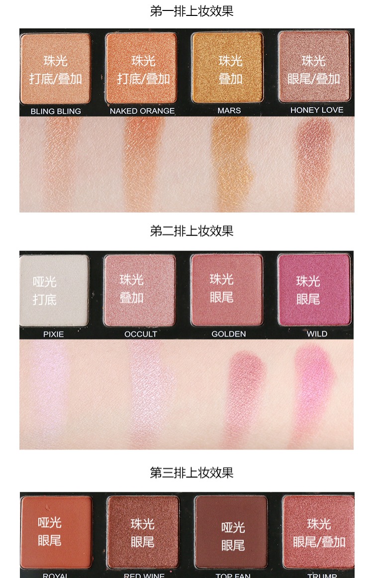 Thái Lan Chính hãng Mới Sienna Maple Leaf Eye Shadow Marble Eye Shadow Pearlescent Matte Lâu dài bắt đầu Bảng phấn mắt etude house phấn mắt