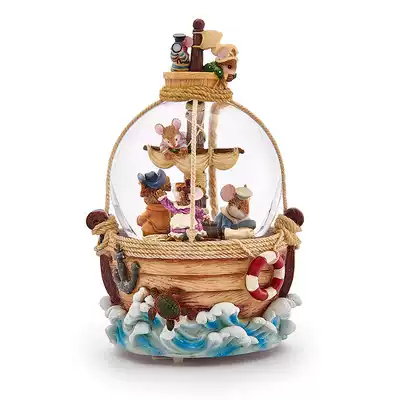 JARLL Music Box Music Box Music Box crystal ball male and female girl children birthday Christmas gift snowflake sailing