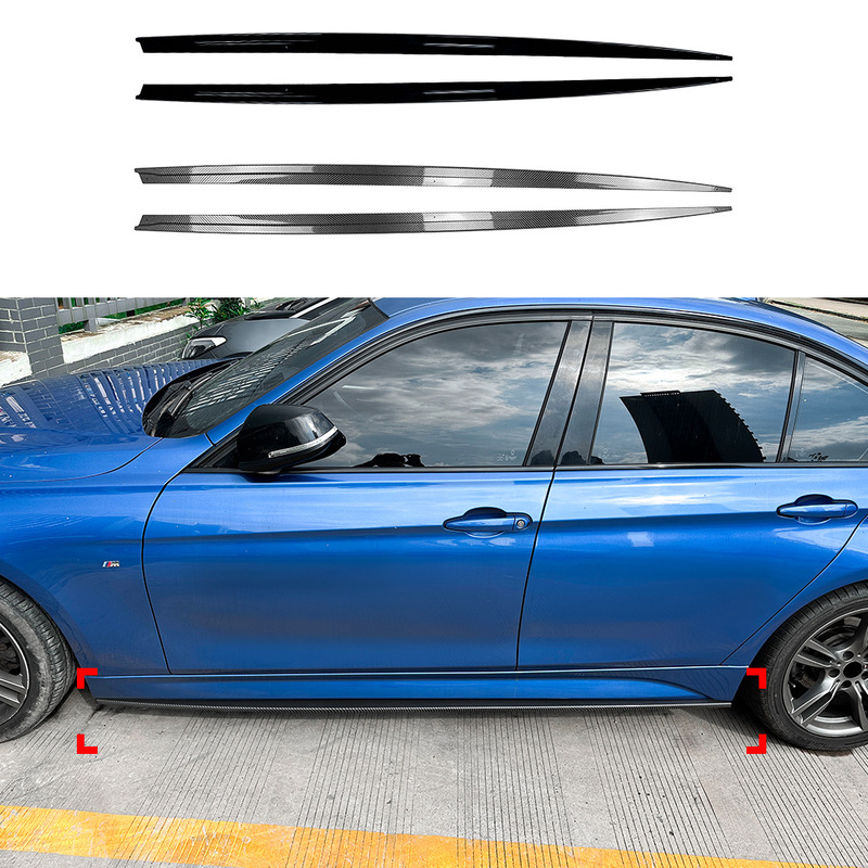 Suitable for Bmw 3 Series F30 m Sport 2013-2019 Standard Version Mp Side Skirt Spoiler Small Body Kit Modification Suitable for Bmw 3 Series F30 m Sport 2013-2019 Standard Version Mp Side Skirt Spoiler Small Body Kit Modification