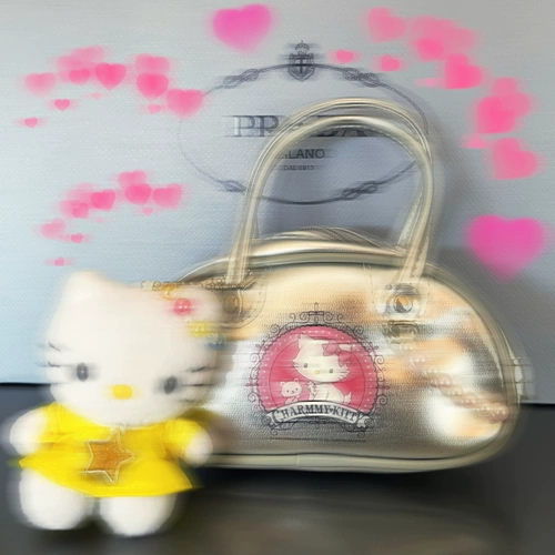 Hello kitty, весенняя сумка подмышку, летняя сумка на одно плечо