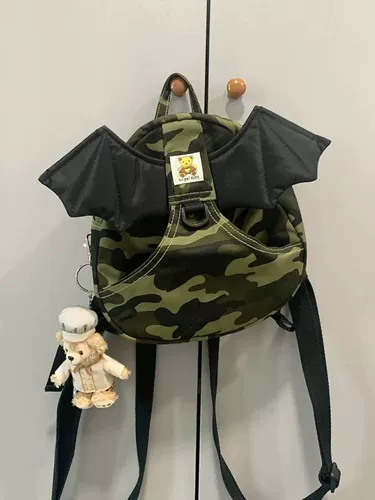 Рубиновый детский камуфляжный дышащий рюкзак с поводком для младенца, популярно в интернете, защита от утери