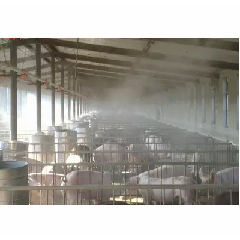 Quick-plug low pressure atomization nozzle plant cooling fine mist and wet dust removal breeding disinfection fine atomization nozzle 