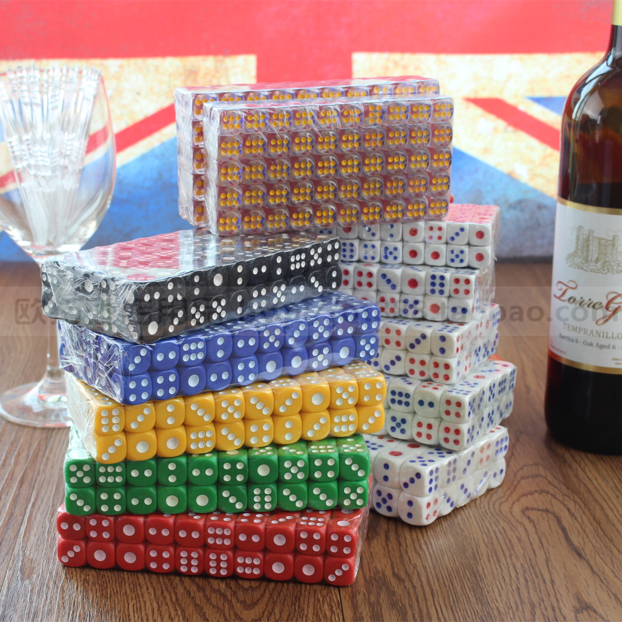 Dice Bar Thrones KTV Night Shop Dice Rints Round Corner Plastic game Griddle Thrower Big sieves