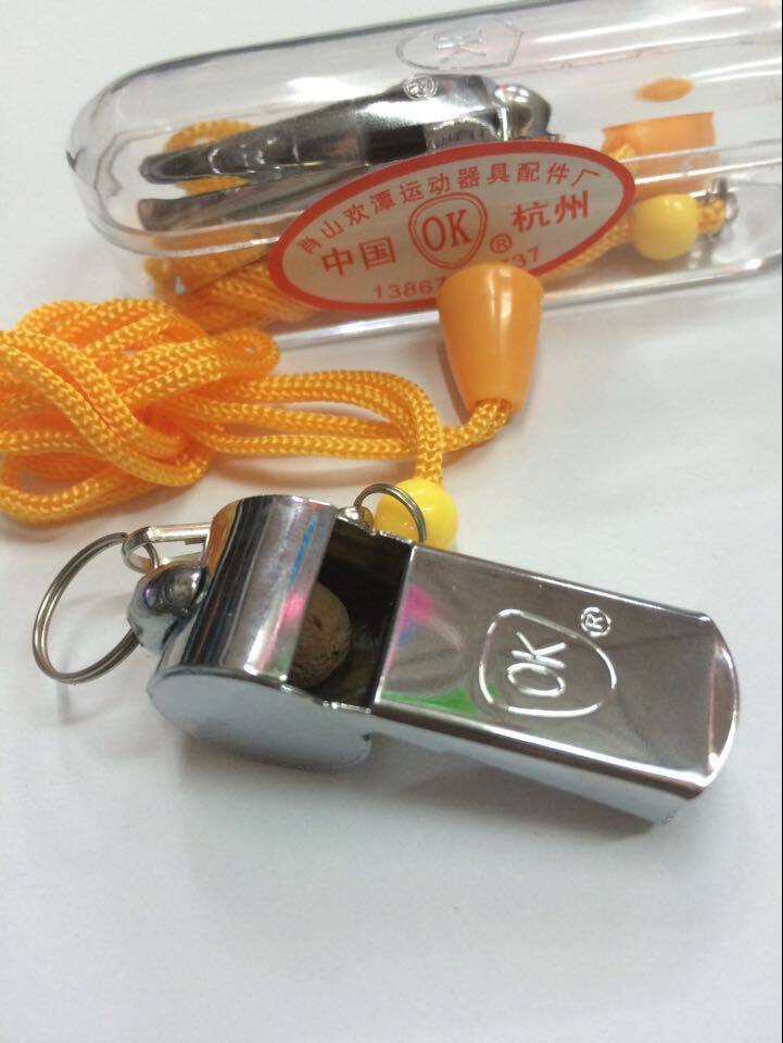 OK Brass Whistles Whistle OK Whistle Referee Use Whistle Coaching Supplies Basketball Sports Whistles