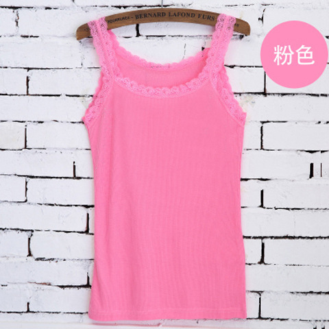 Summer Korean-Style Pure Cotton Lace-Trimmed Camisole for Women, Slim-Fit, Versatile, Suitable for Students Summer Korean-Style Pure Cotton Lace-Trimmed Camisole for Women, Slim-Fit, Versatile, Suitable for Students