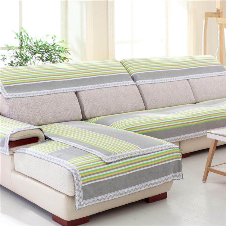 Four seasons thickened old coarse cloth sofa cushion full cover fabric fashion non-slip sofa towel leather sofa cover sofa seat cushion