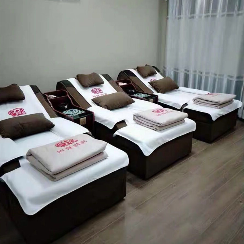 Foot massage sofa cover cushion printing custom manicure foot massage chair bed sheet non-slip foot bath sofa towel four-piece set