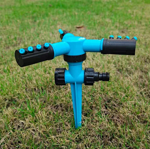 Garden irrigation sprinkler 360 degree automatic rotation vegetable field spray gardening lawn watering roof cooling sprinkler