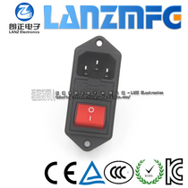 LANZMFG langzheng LZ-14-F14L double safety socket with switch three in one AC power socket environmental protection