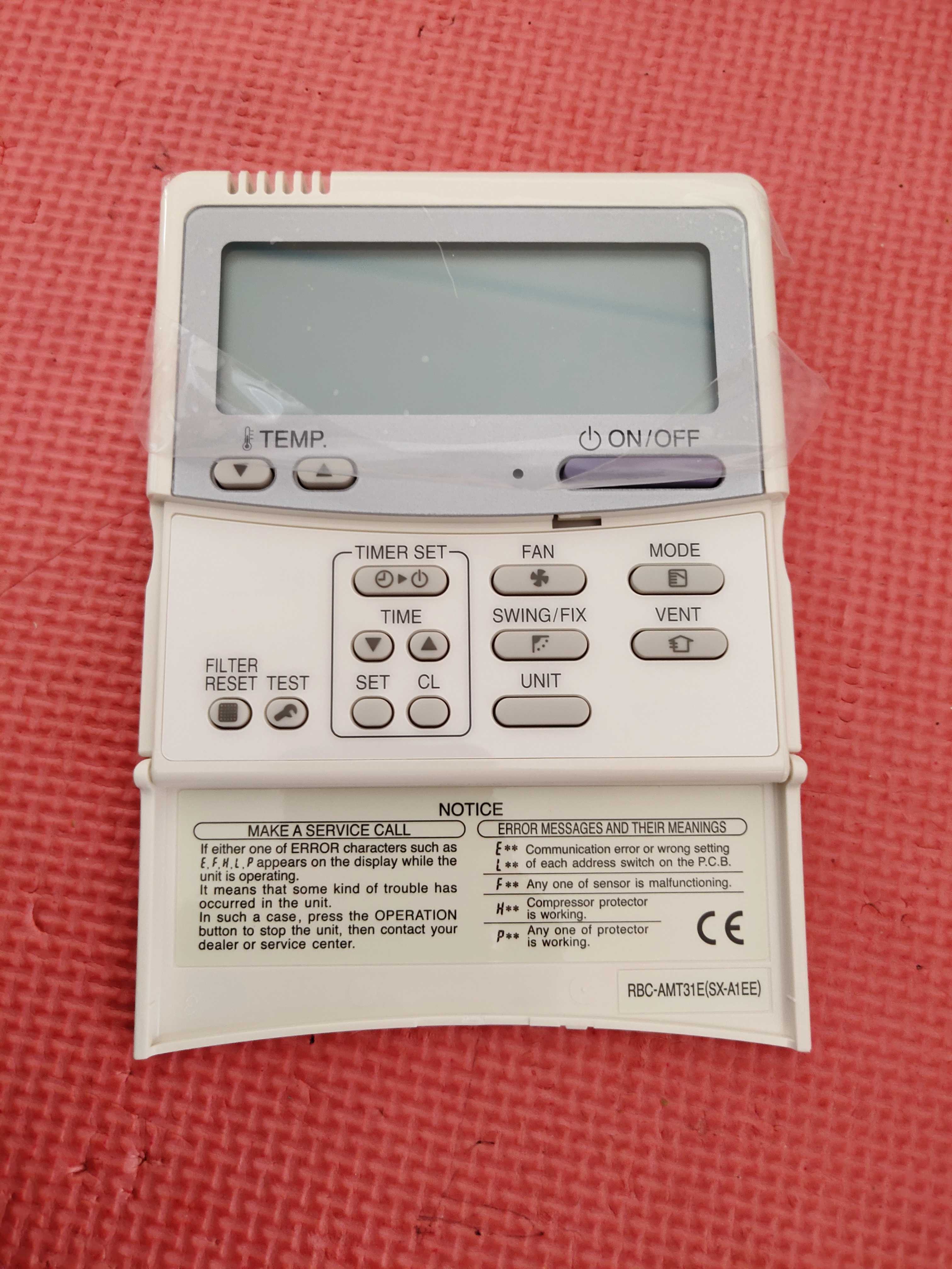 Original clothes Toshiba central air conditioning indoor machine wire controller RBC-AMT31E Toshiba handwarter control panel