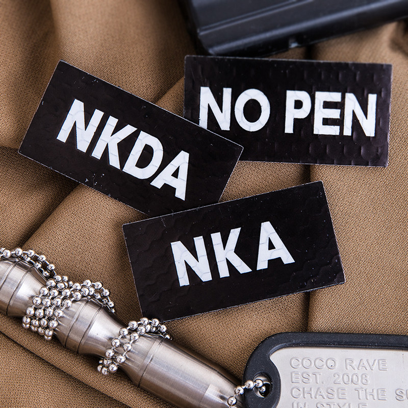 Armor Tactical IR Signal Skills Reflective Badge Infrared Identification Chapter PVC Shoulder Arm Chapter