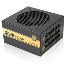 First Gold 750W Full Module Desktop Computer Case Power Supply 80PLUS Certified Mute
