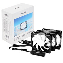 SAMA Ice Cave 12CM Fan Set Lightless Hydraulic Machine Motor silent chassis fan