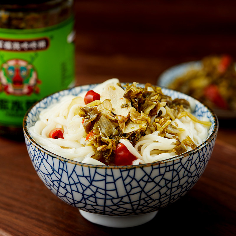 Shaanxi Anconte Sour Vegetable Pulp Water Vegetable Finished Products Cured Sauerkraut Seasoned Leftover Food Bottled 240g * 2