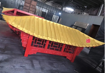 Dongyang woodcarving professional custom-made eaves door to undertake Chinese-style decoration such as hotels and temples