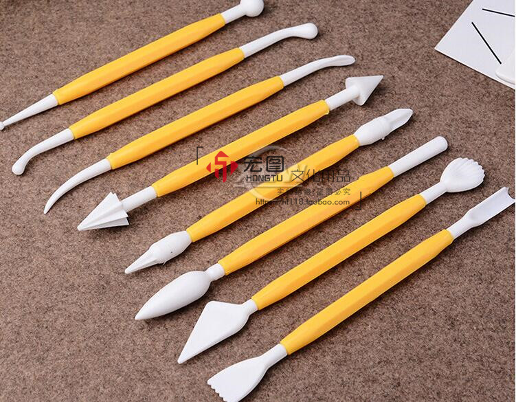 Ultra Light Clay Soft Pottery Clay Clay Pottery Clay Embossing Tool Plastic Clay Plastic Knife Oil Clay Sculpting Tool Suit-Taobao