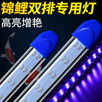 Fish tank LED koi special lamp Double row hair color ornamental lamp Aquarium led diving lamp Koi fish tank lighting lamp