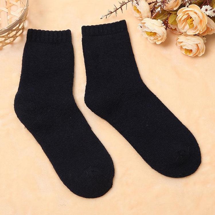 Ông già miệng rộng mùa đông vớ siêu dày vớ nam vớ cashmere mã dài vớ dày len ấm cộng với vớ cashmere tất vớ nữ