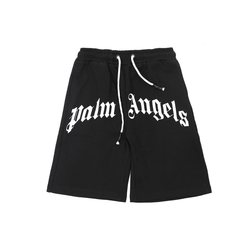 [in Stock] Palm Palm Angel Pa New Style Letter Logo Unisex Loose Casual Retro Sports Shorts