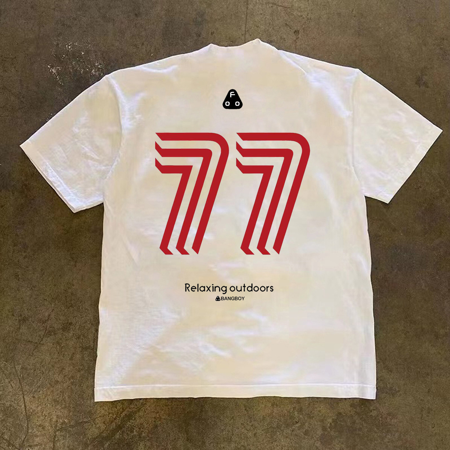 搞钱做慈善 美式潮牌设计感纯棉短袖T恤男青少年夏季ins情侣上衣